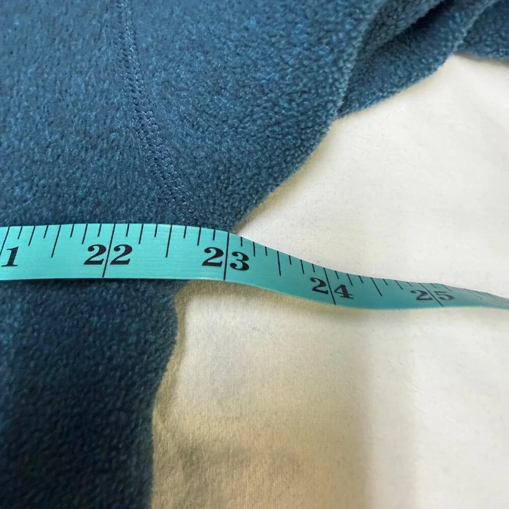 The North Face‎ Men’s 1/4 Zip Fleece Pullover Large Blue Heather EUC